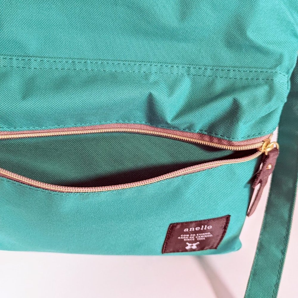 Anello Crossbody Purse Messenger Bag Turquoise Blue - Picture 4 of 6